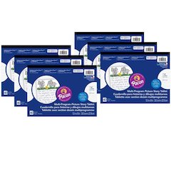 Multi-Program Handwriting Tablet, D'Nealian/Zaner-Bloser, 40 Sheets, Pack of 6