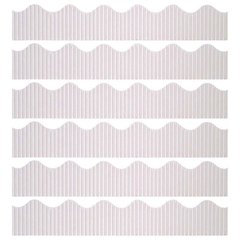 Decorative Border, White, 2-1/4" x 50', 6 Rolls