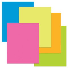 Heavy Poster Board Neon Assort 25Pk