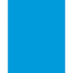 Poster Board 22X28 Blue 6 Ply 25Sht, Coated