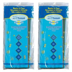 Deluxe Bleeding Art Tissue, Assorted 20 Colors, 100 Sheets Per Pack, 2 Packs