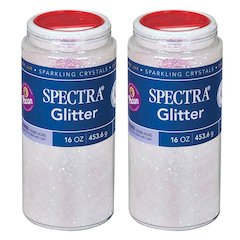 Glitter, Iridescent, 1 lb. Per Jar, 2 Jars