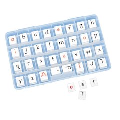 Two-Sided Alphabet Letter Tiles, 4 Sets, 272 Pieces