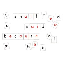 Student Letter Tiles, 45 Pieces