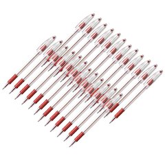 R.S.V.P. Ballpoint Pen, Medium Point, Red, Pack of 24