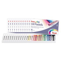 Oil Pastel Set, 16 Colors, 12 Sets
