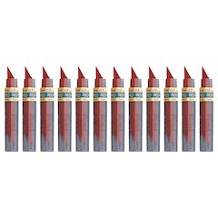 HB Super Hi-Polymer Leads, 0.7mm, Red, 12 Per Tube, 12 Tubes