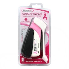 PAPERPRO COMPACT PINK RIBBON STAPLER