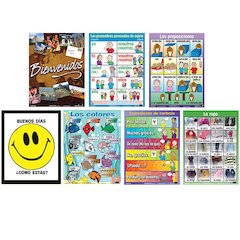 Spanish Essential Classroom Posters Set II