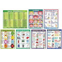 French Essential Classroom Posters Set I