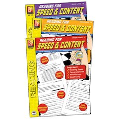 Reading for Speed & Content 3-Book Set