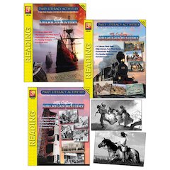 Daily Literacy Activities: American History Complete Set of 3 Titles