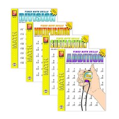 TIMED MATH DRILLS 4-SET BOOKS