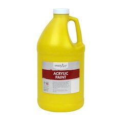 Acrylic Paint Half Gallon, Chrome Yellow
