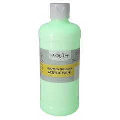 Glow-in-the-Dark Acrylic Paint 16 oz., Clear Glow