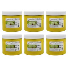 Washable Finger Paint, Yellow, 16 oz., Pack of 6