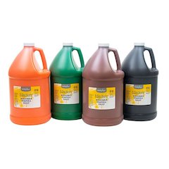 Little Masters Washable Tempera Paint - 4 Gallon Kit