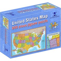 500 PIECE USA PUZZLE