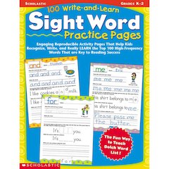 100 WRITE AND LEARN SIGHT WORD PRACTICE PAGES