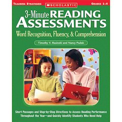 3-Minute Reading Assessments Word Recognition, Fluency, Comprehension Grades 1-4