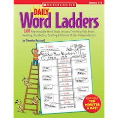 Daily Word Ladders, Grades 4-6