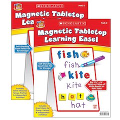 Little Red Tool Box Magnetic Tabletop Learning Easel, Pack of 2