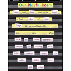 STANDARD BLACK POCKET CHART