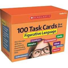 100 Task Cards in a Box: Figurative Language