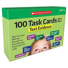 100 Task Cards in a Box: Text Evidence