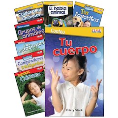 TIME FOR KIDS Math/Science Spanish Grades K-1: 8-Book Set