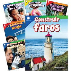 Smithsonian Informational Text Creative Solutions Spanish Grades K-1: 6-Book Set