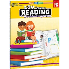 180 Days of Reading Workbook, Grade PreK