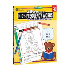 180 Days of High-Frequency Words for Prekindergarten