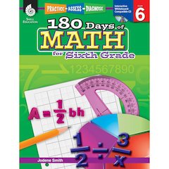 180 Days Of Math Gr 6