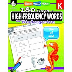 180 Days of High-Frequency Words for Kindergarten