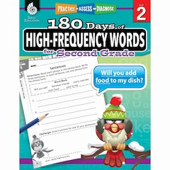 180 DAY HIGH FREQ WORDS GR2 WORKBK