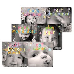 Happy Healthy Baby Board Books, Set of 6, Spanish