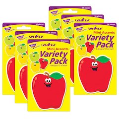 Apples Mini Accents Variety Pack, 36 Per Pack, 6 Packs