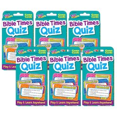 Bible Times Quiz Challenge Cards, 6 Sets
