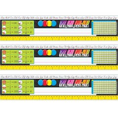 Zaner-Bloser Desk Toppers Reference Name Plates Grades 3-5, 36 Per Pack, 3 Packs