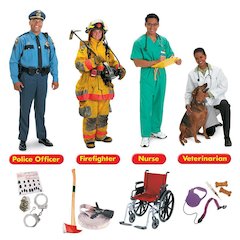 COMMUNITY HELPERS BB SET 45 PCS