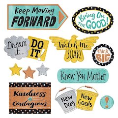 I Love Metal Phrases Bulletin Board Set