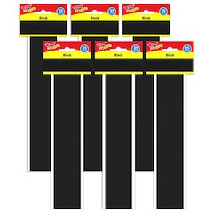 Black Bolder Borders, 35.75' Per Pack, 6 Packs