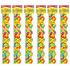 Math Fun Terrific Trimmers, 39 Feet Per Pack, 6 Packs