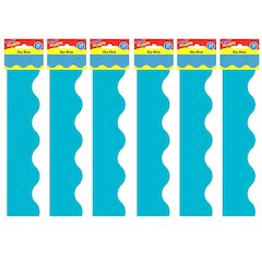 Sky Blue Terrific Trimmers, 39 Feet Per Pack, 6 Packs