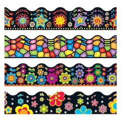 Brights on Black Terrific Trimmers, Variety Pack, 156 Feet Per Pack, 2 Packs