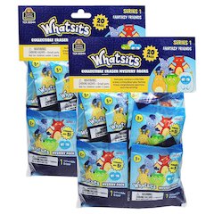 Whatsits Collectable Erasers Mystery Packs: Fantasy Friends, 20 Per Set, 2 Sets