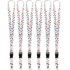 Confetti Lanyard, Pack of 6