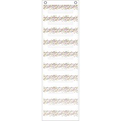 File Storage Pocket Chart, 10 Pockets, Confetti, 14" x 58"