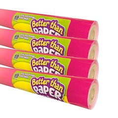 Pink and Orange Color Wash Better Than Paper Bulletin Board Roll 4-Pack